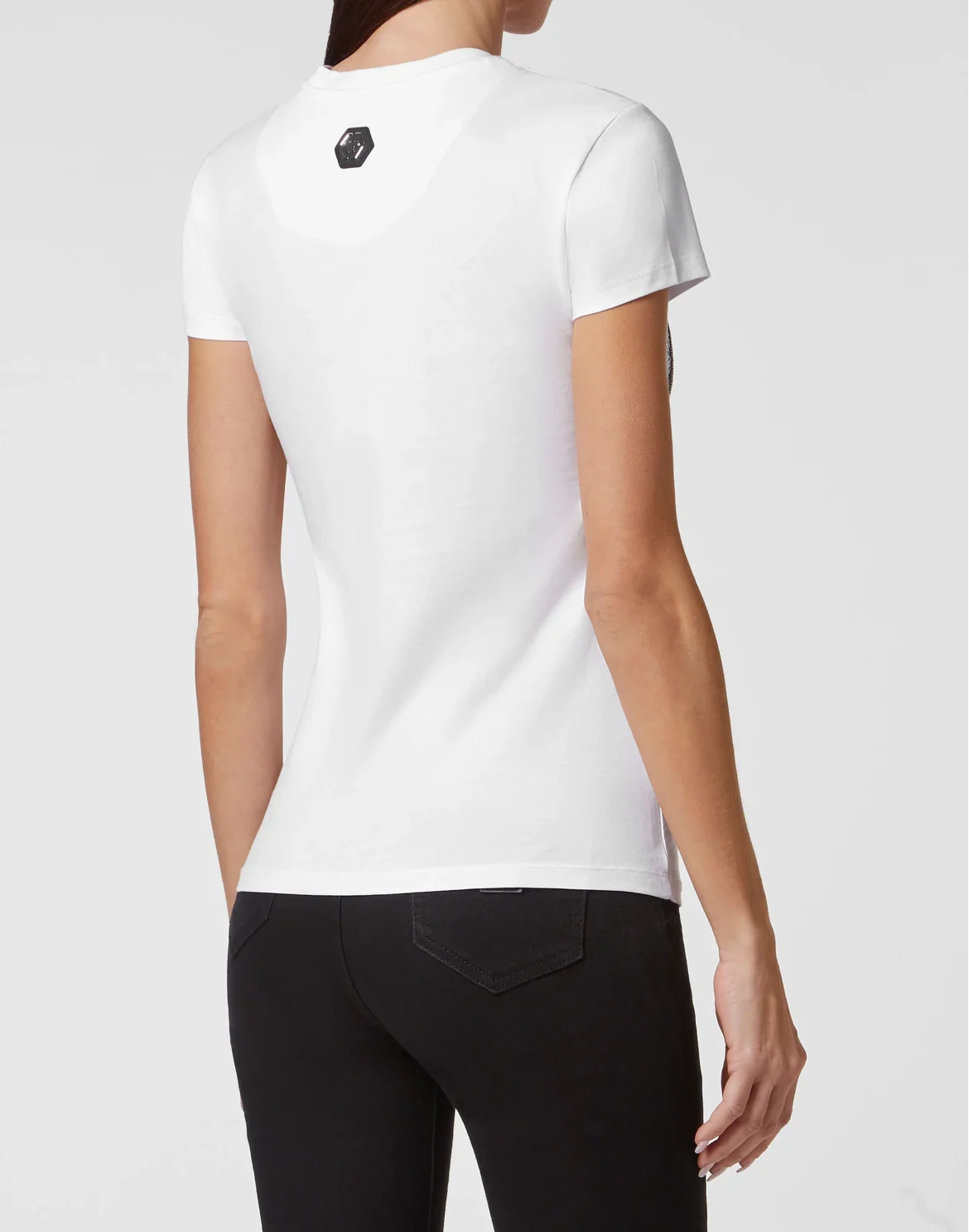 T-shirt Sexy Pure with Crystals, цвет: Белый