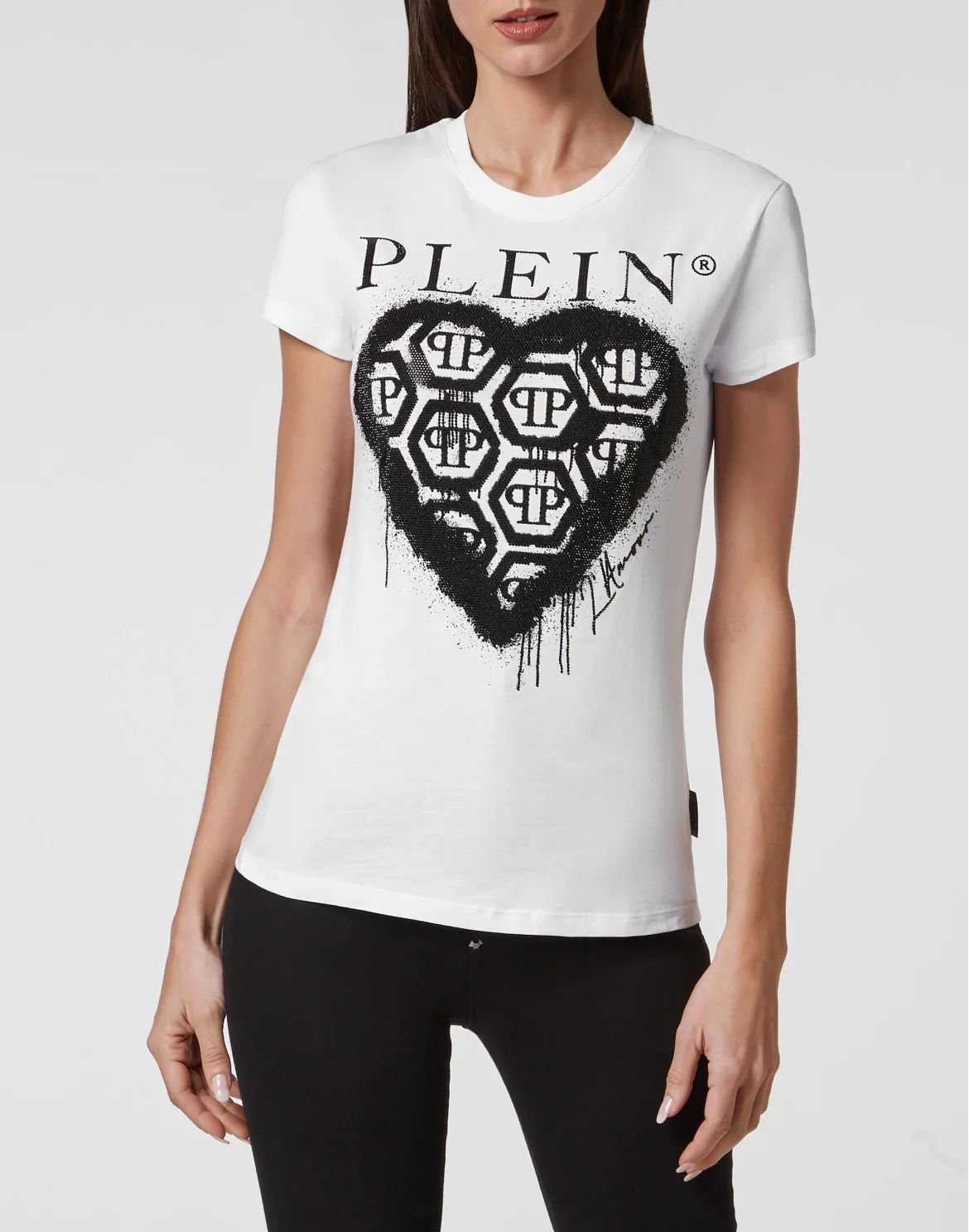 T-shirt Sexy Pure with Crystals, цвет: Белый