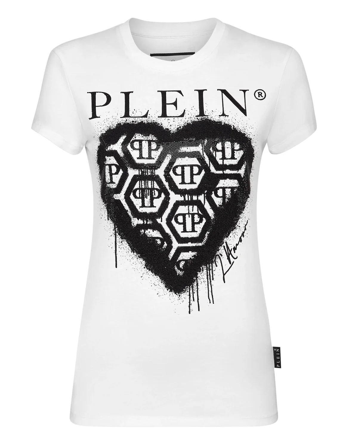 T-shirt Sexy Pure with Crystals, цвет: Белый