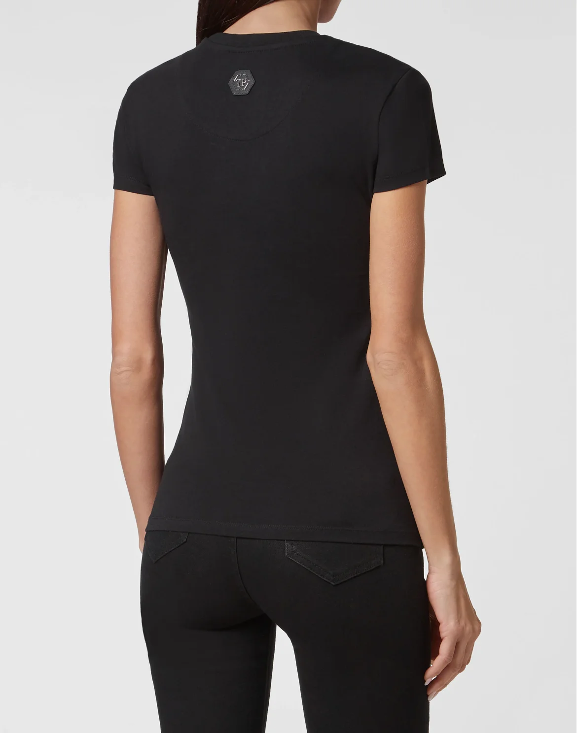 T-shirt Sexy Pure with Crystals, цвет: Черный