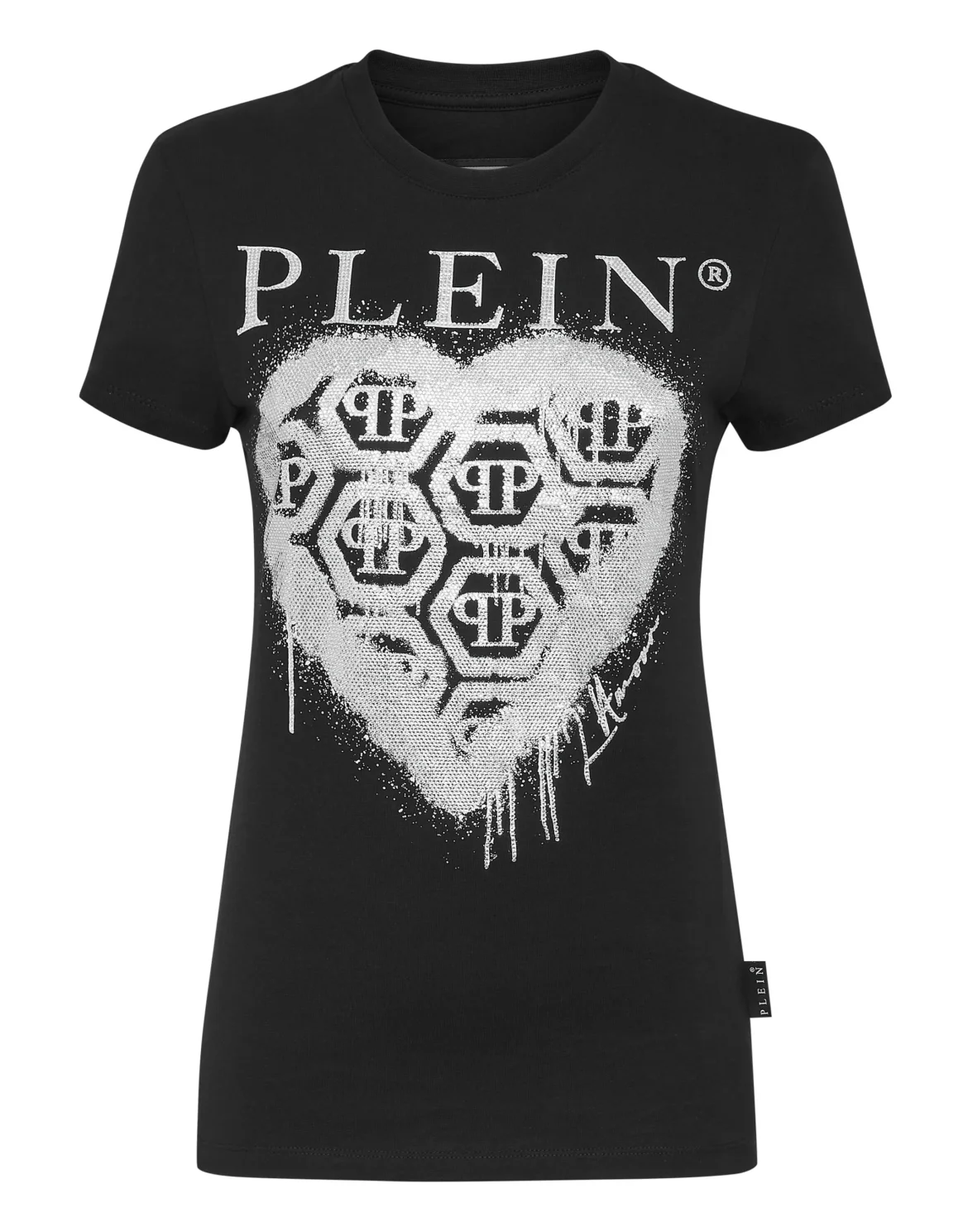 T-shirt Sexy Pure with Crystals, цвет: Черный