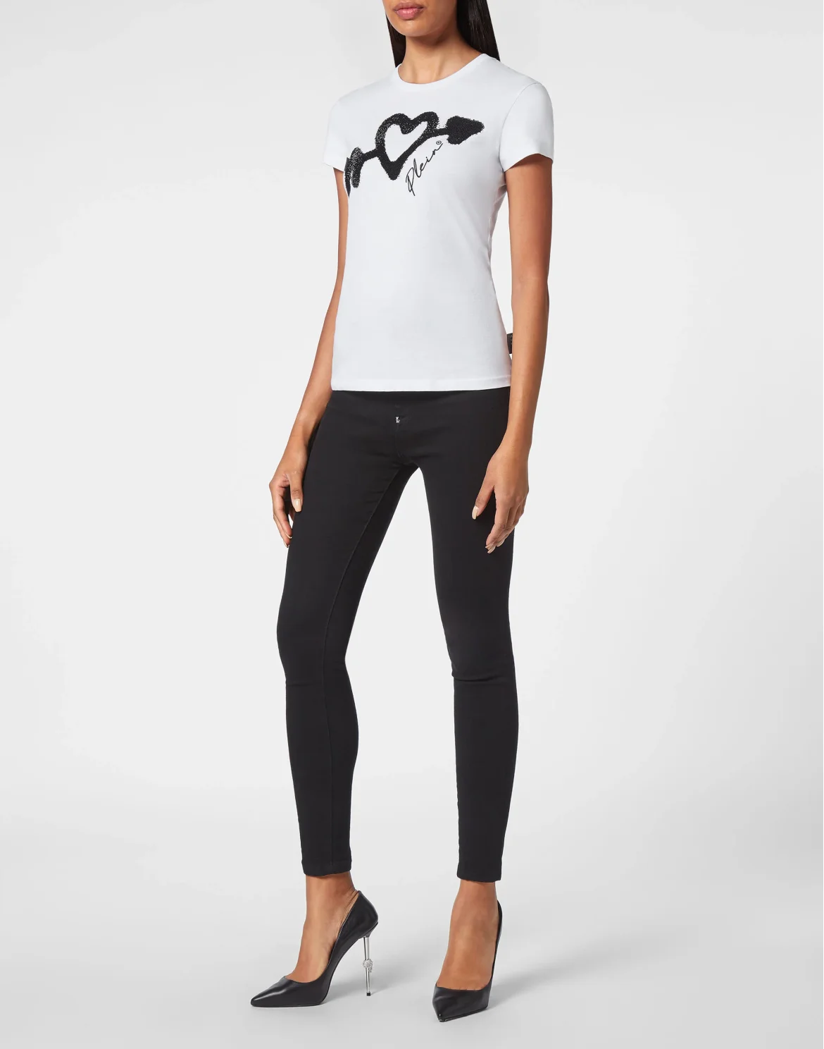 T-shirt Sexy Pure with Crystals, цвет: Белый