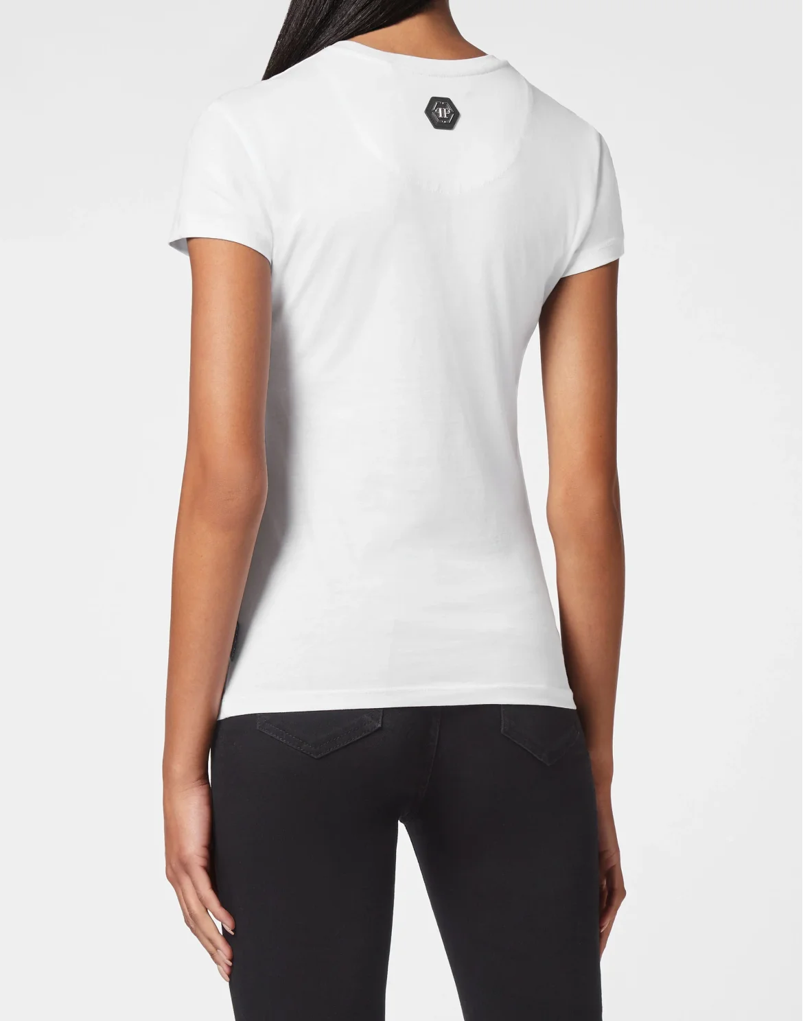 T-shirt Sexy Pure with Crystals, цвет: Белый