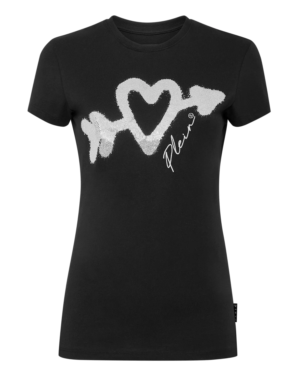 T-shirt Sexy Pure with Crystals, цвет: Черный