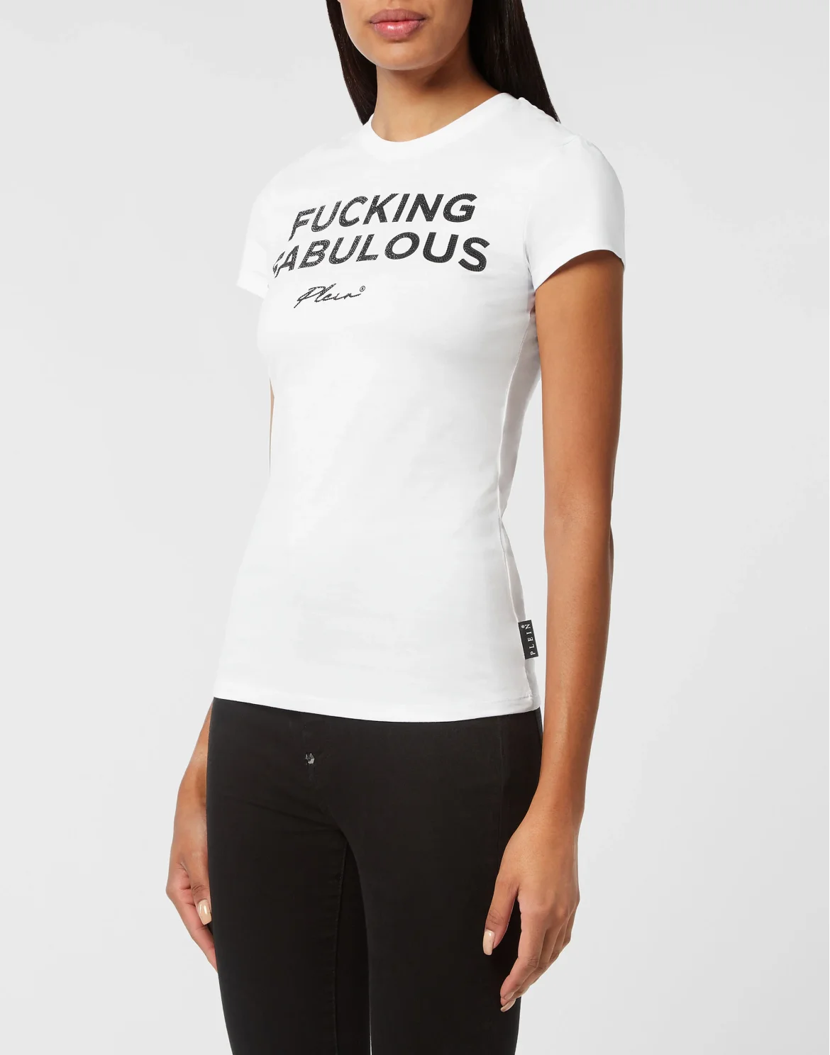 T-shirt Sexy Pure with Crystals, цвет: Белый