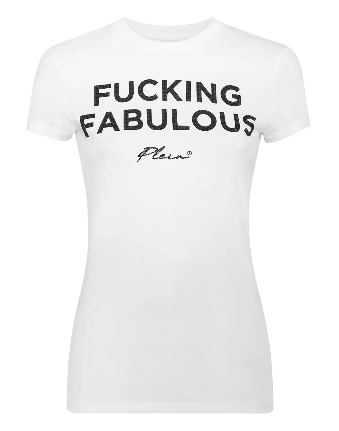 T-shirt Sexy Pure with Crystals, цвет: Белый