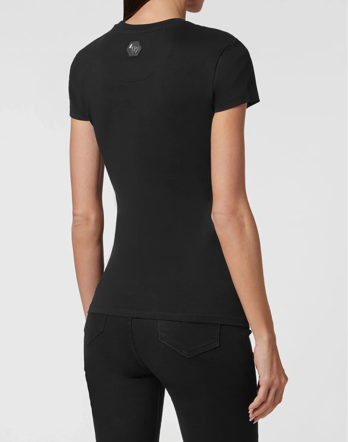 T-shirt Sexy Pure with Crystals, цвет: Черный
