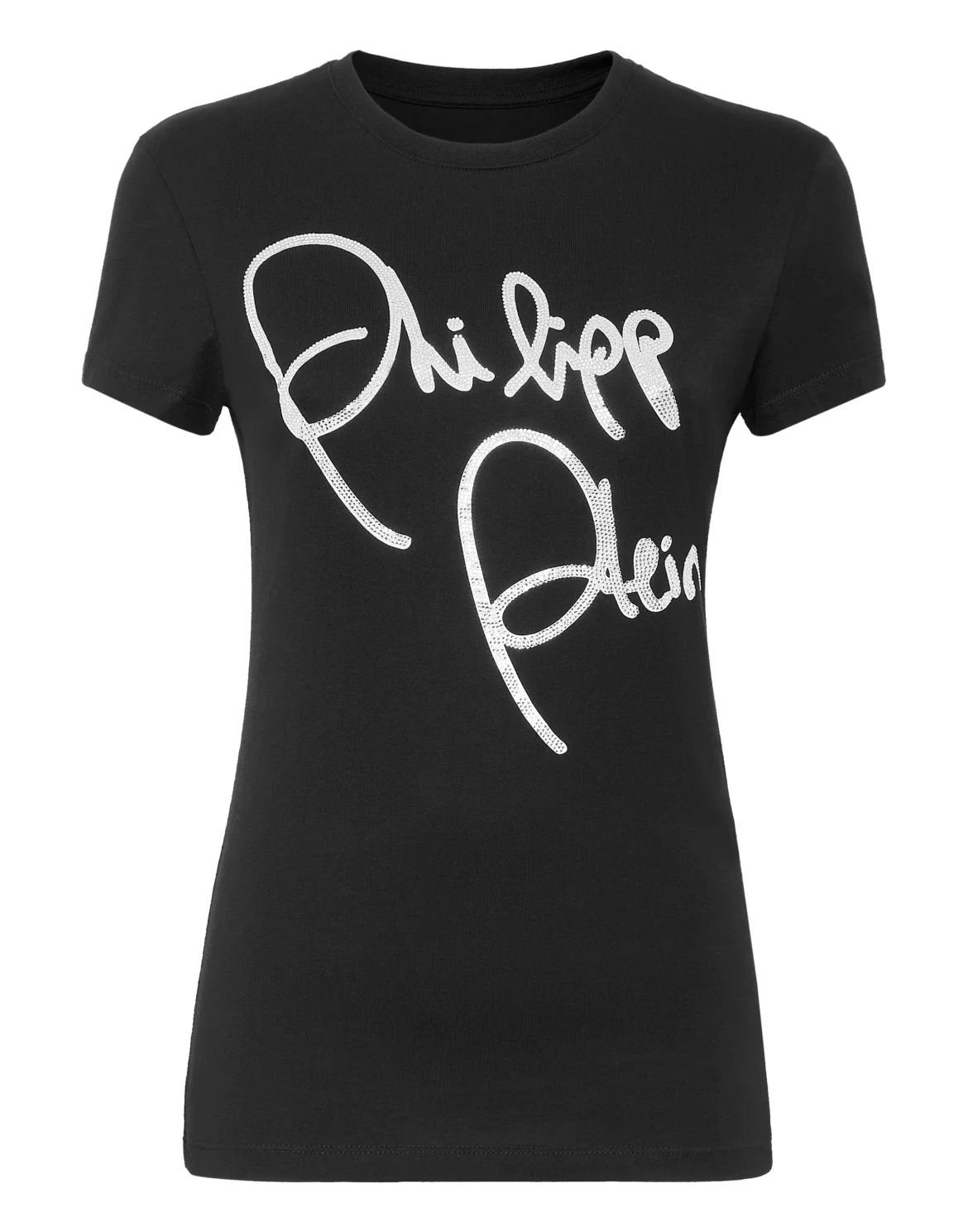 T-shirt Sexy Pure with Crystals, цвет: Черный