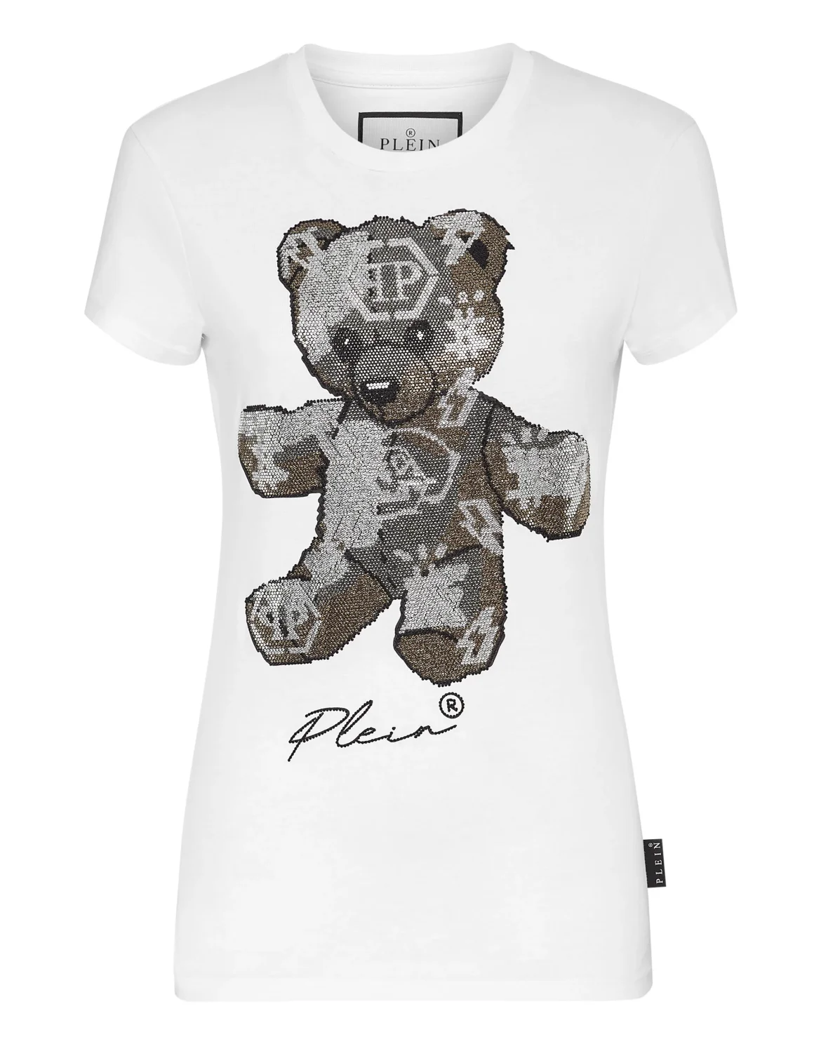 T-shirt Sexy Pure with Crystals, цвет: Белый
