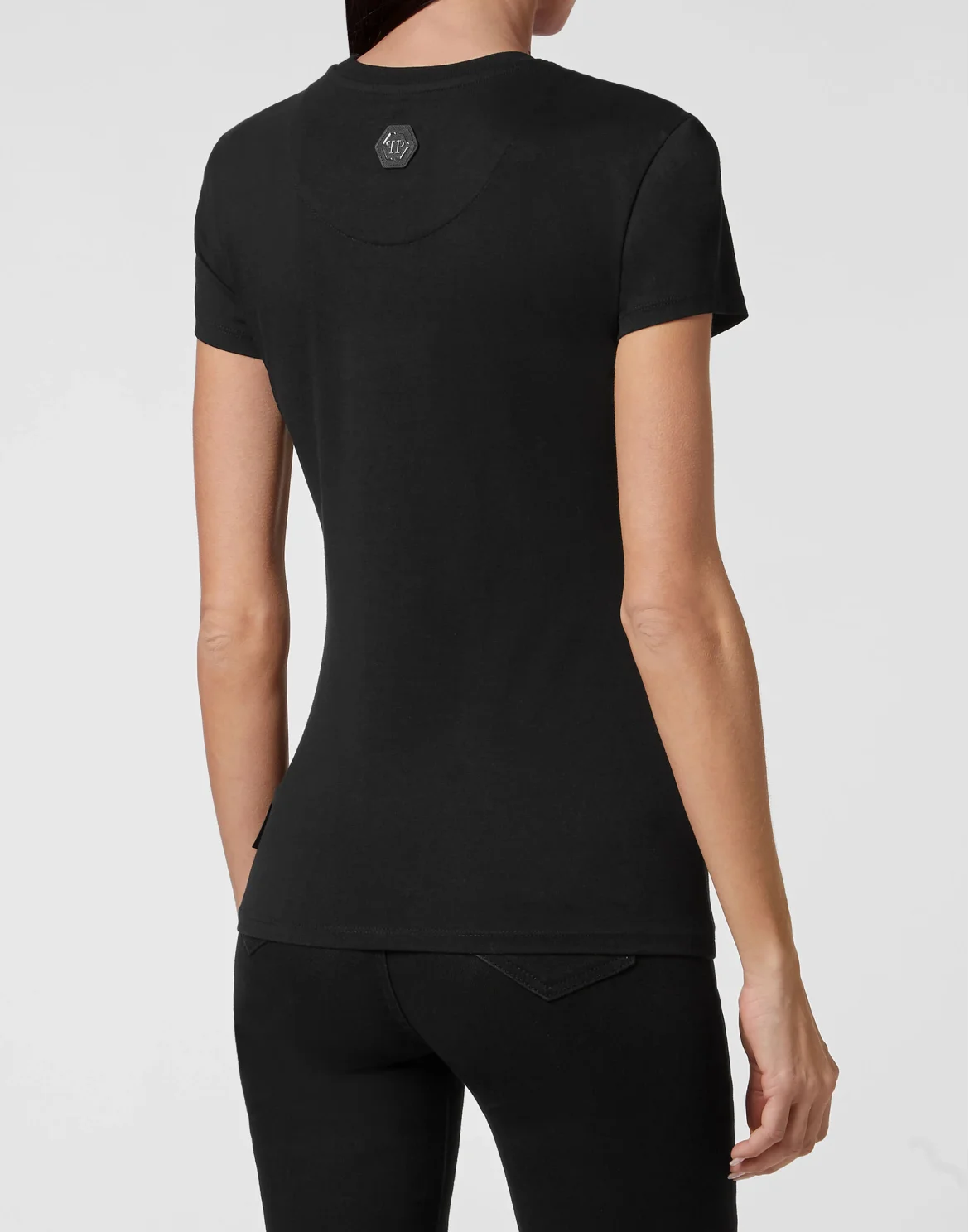 T-shirt Sexy Pure with Crystals, цвет: Черный
