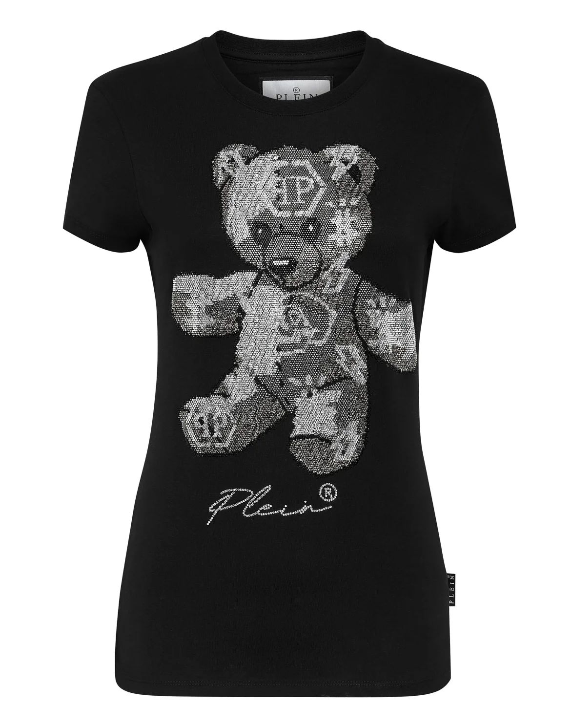 T-shirt Sexy Pure with Crystals, цвет: Черный