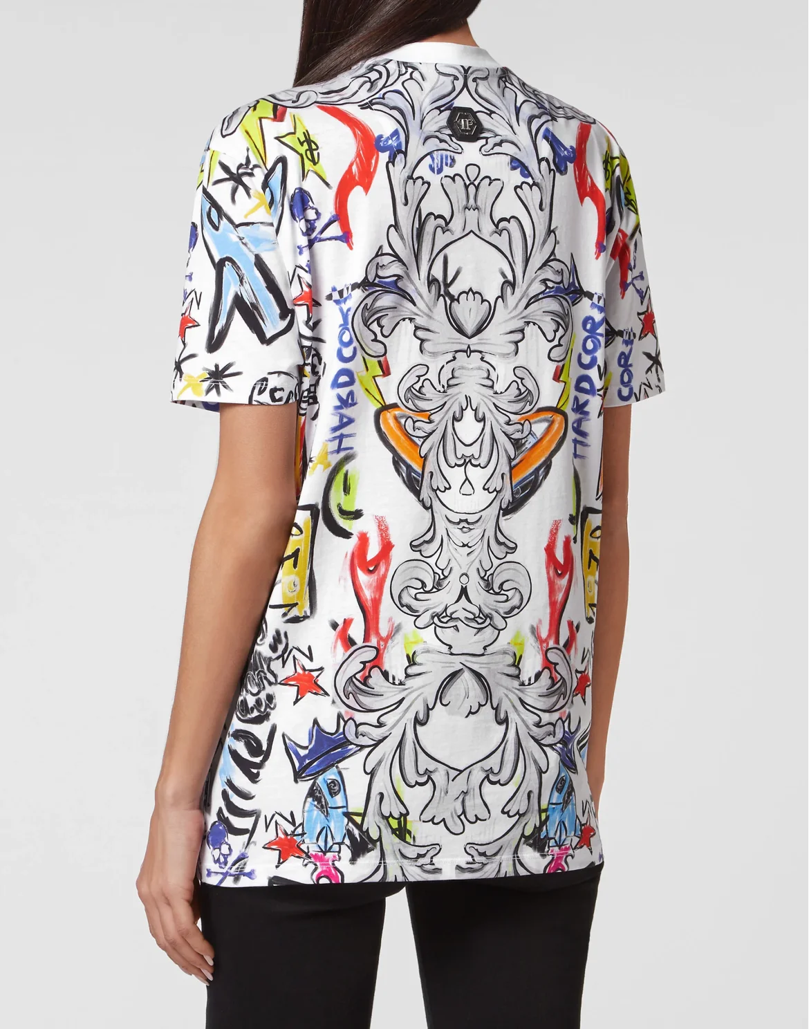 T-shirt Man Fit with Crystals, цвет: Мультиколор