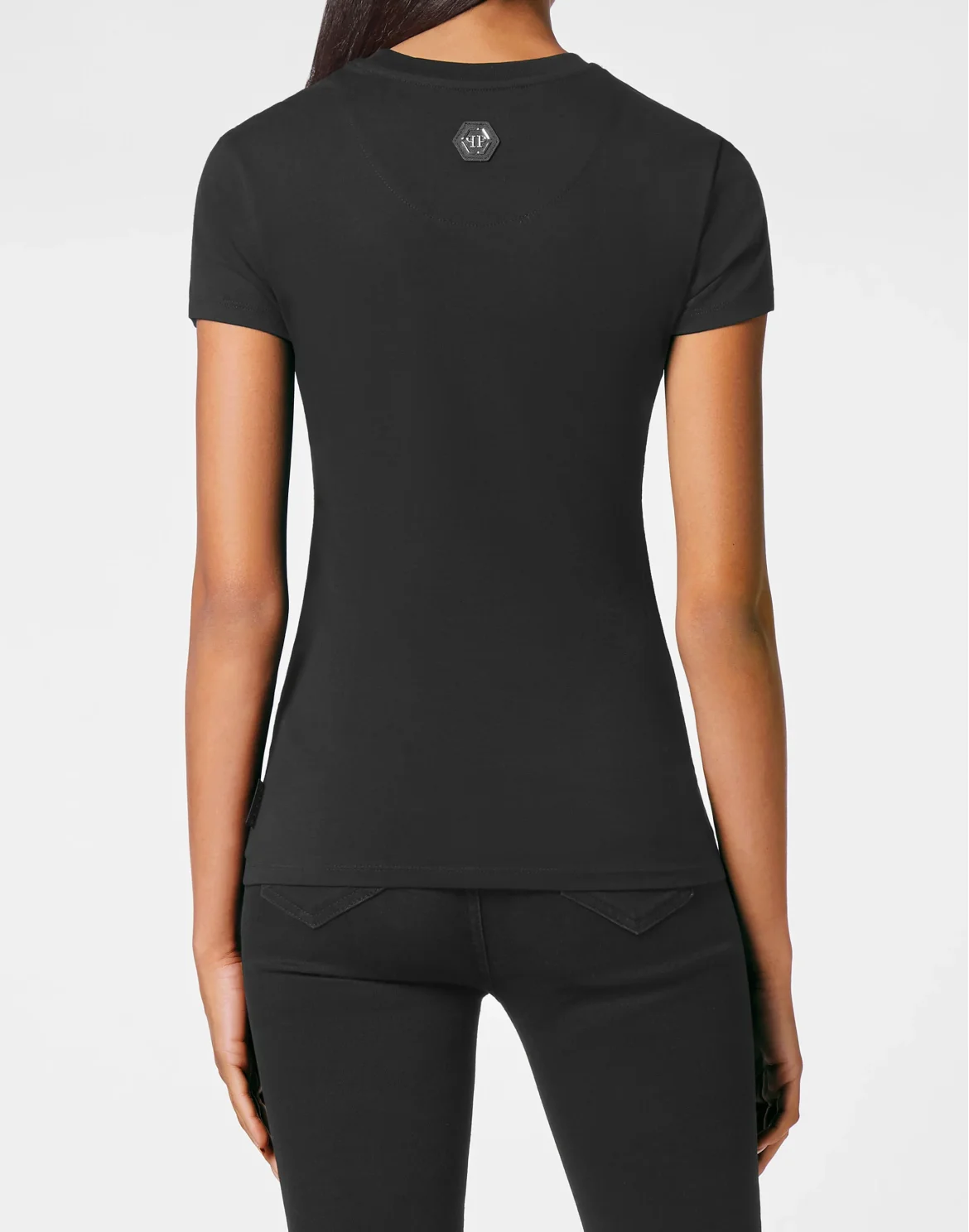 T-shirt Sexy Pure fit with Crystals, цвет: Черный