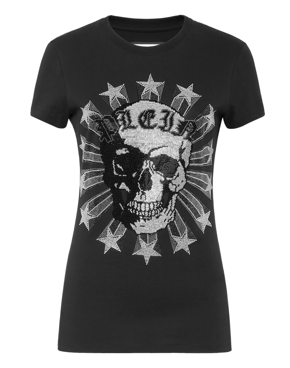 T-shirt Sexy Pure fit with Crystals, цвет: Черный