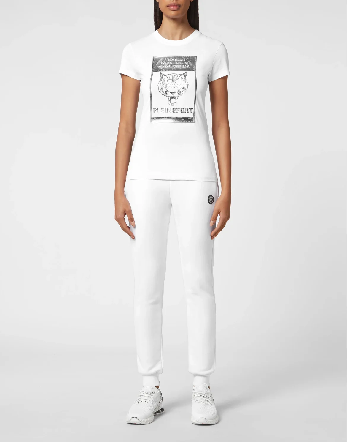 T-shirt Round Neck SS Sexy Pure Fit Tiger, цвет: Белый