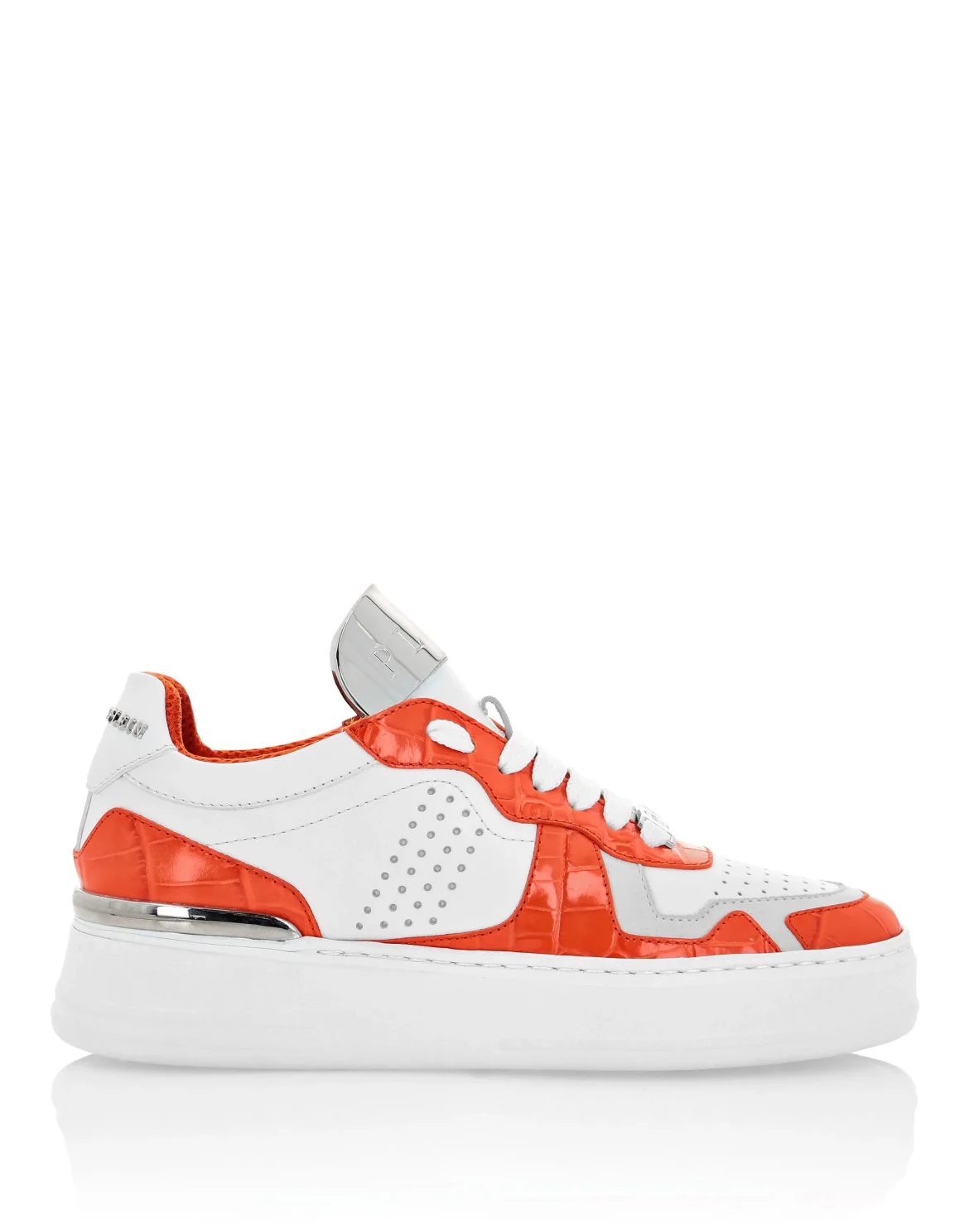 LO-TOP SNEAKERS SILVER $URFER Crocco PRINT, цвет: Оранжевый