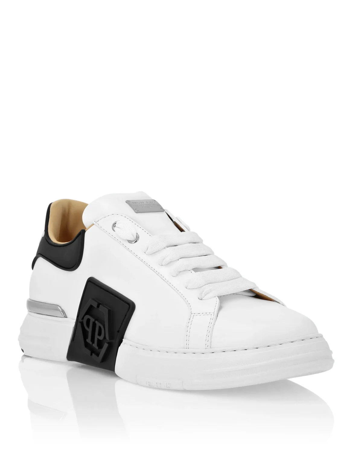 Lo-Top Leather Sneakers Phantom Kick$, цвет: Белый