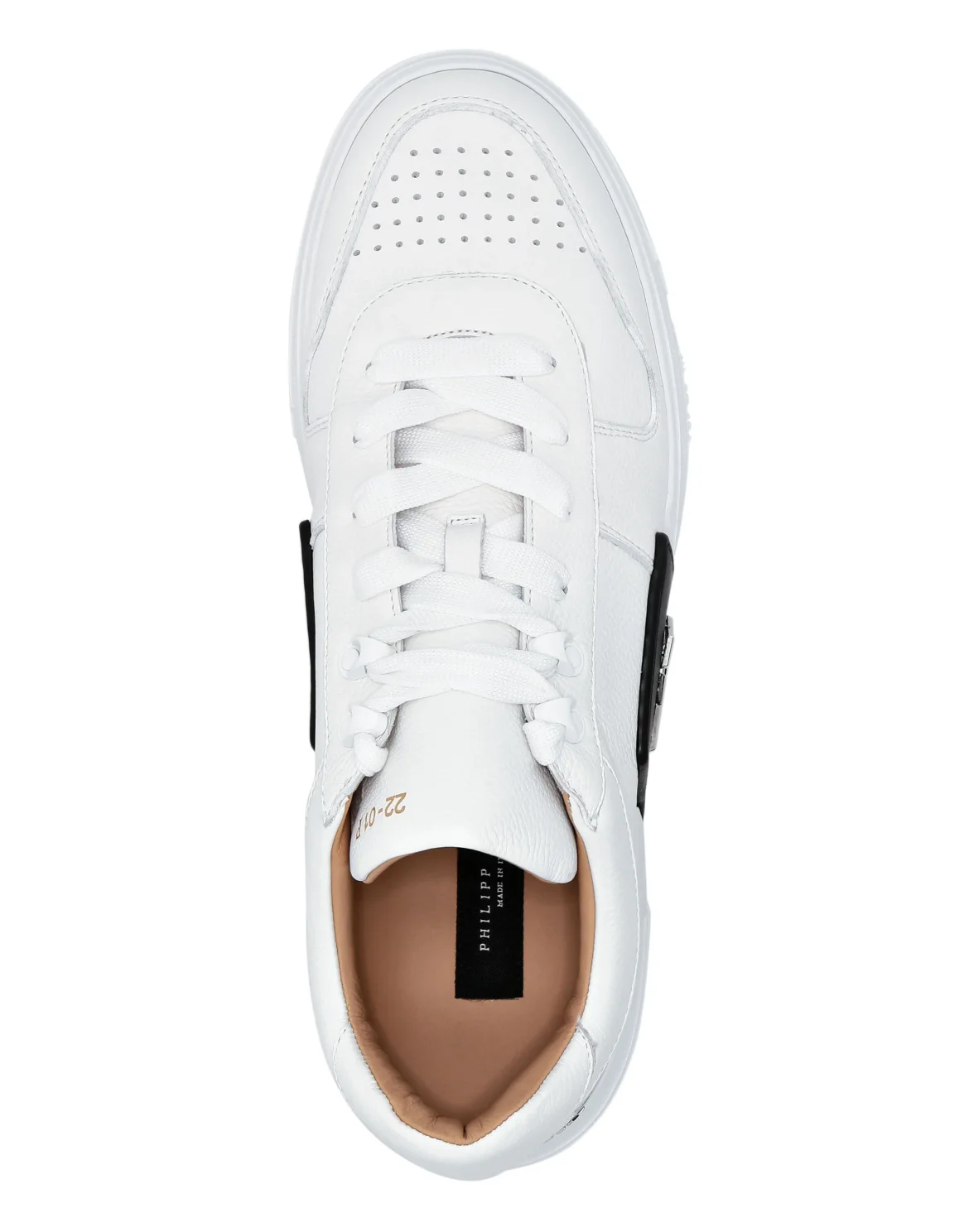 LO-TOP SNEAKERS PHANTOM KICK$ LEATHER Platinum HEXAGON, цвет: Белый