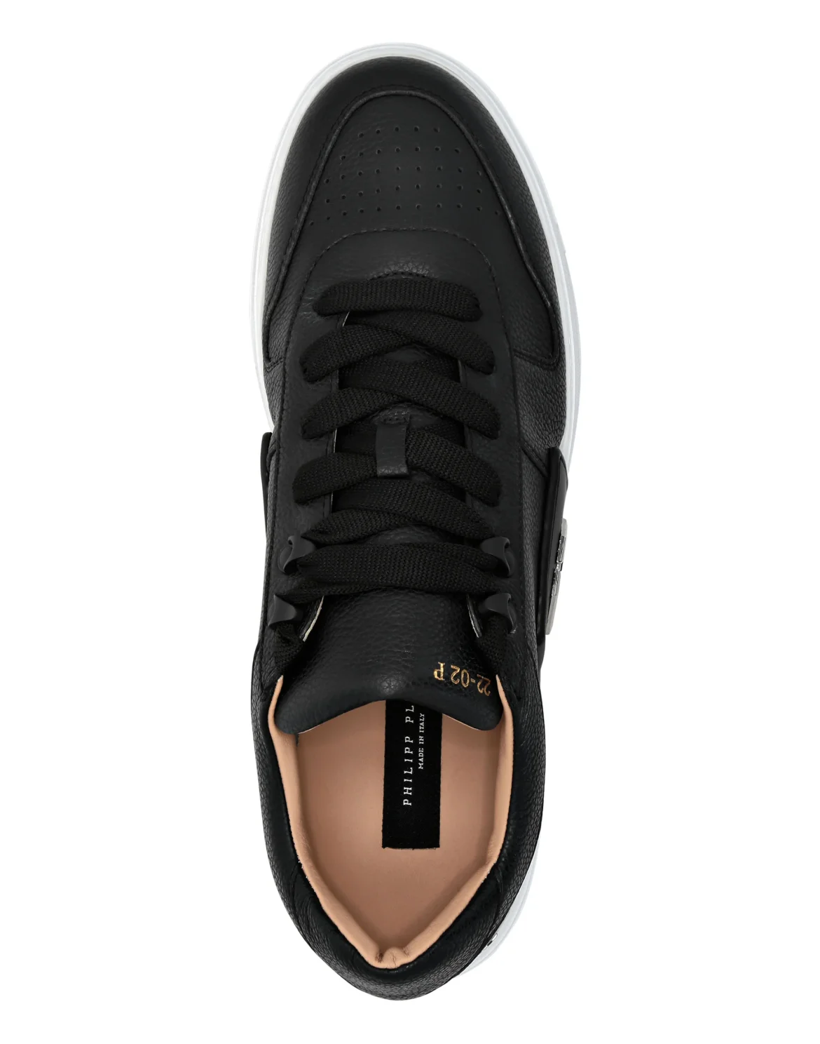 LO-TOP SNEAKERS PHANTOM KICK$ LEATHER Platinum HEXAGON, цвет: Черный