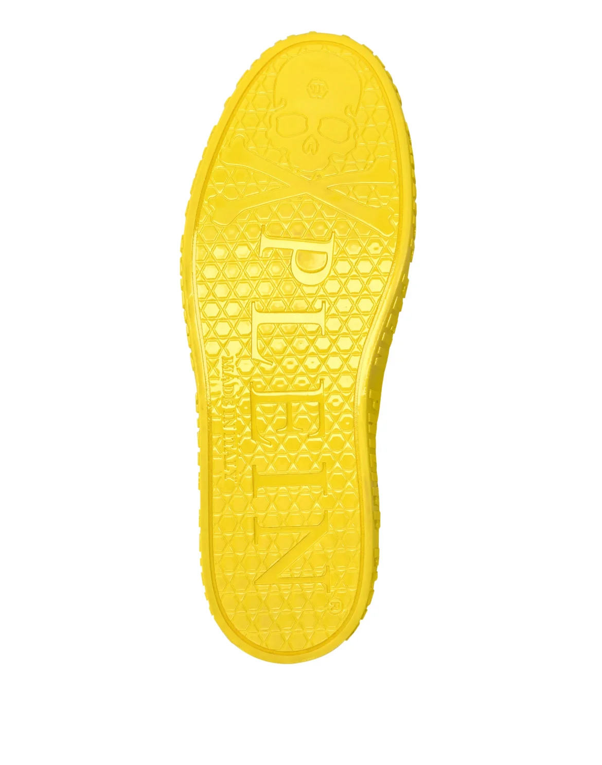 HI-TOP SNEAKERS NOTORIOUS PATENT SKULL, цвет: Желтый