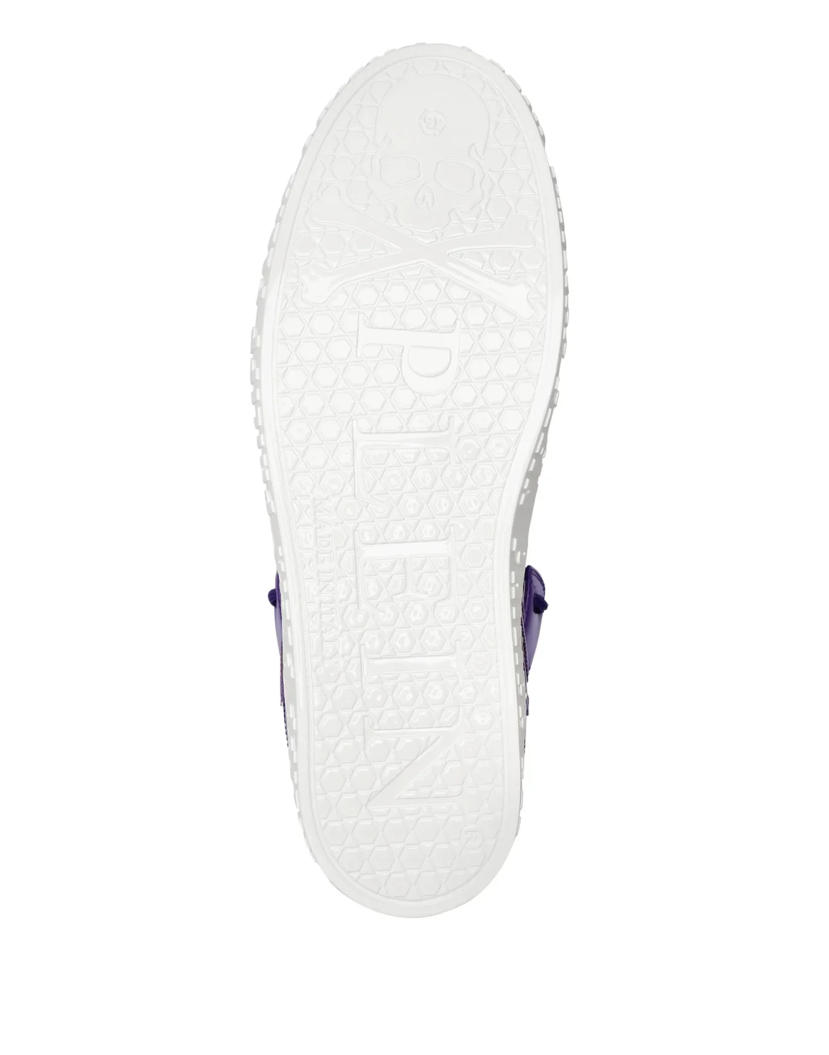 HI-TOP SNEAKERS NOTORIOUS PATENT SKULL, цвет: Фиолетовый