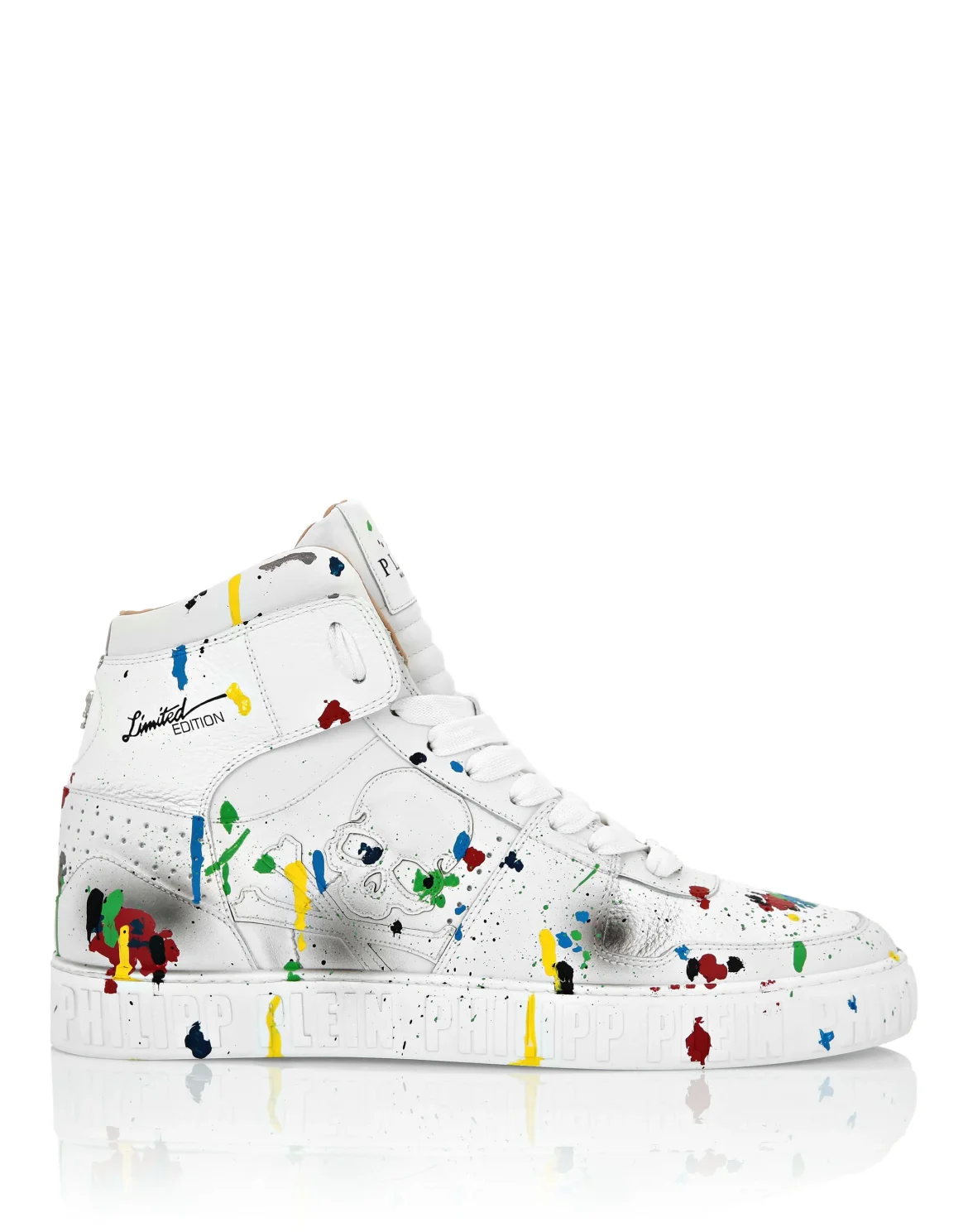 HI-TOP SNEAKERS NOTORIOUS PAINTED, цвет: Белый