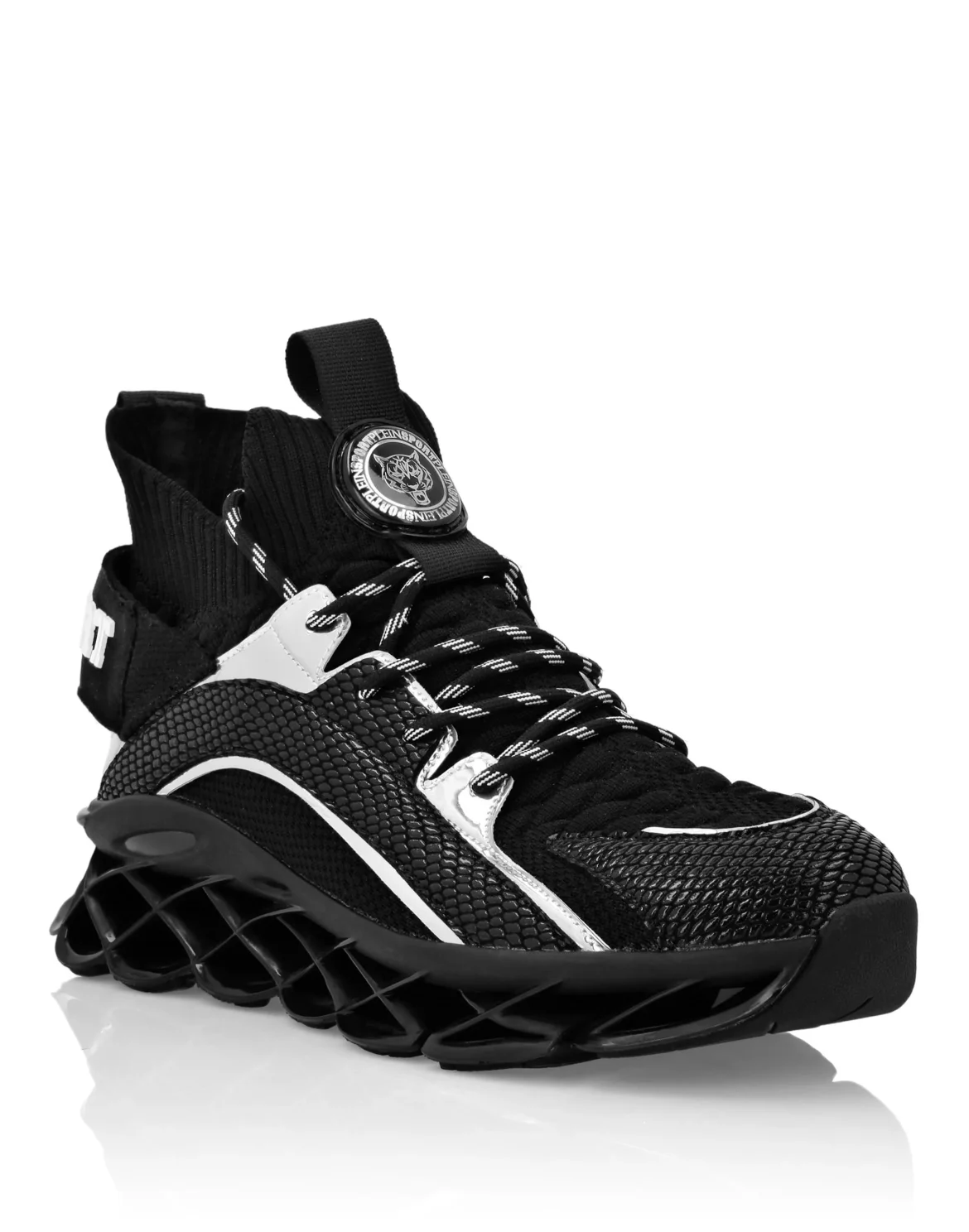 Hi-Top Runner Tiger, цвет: Черный