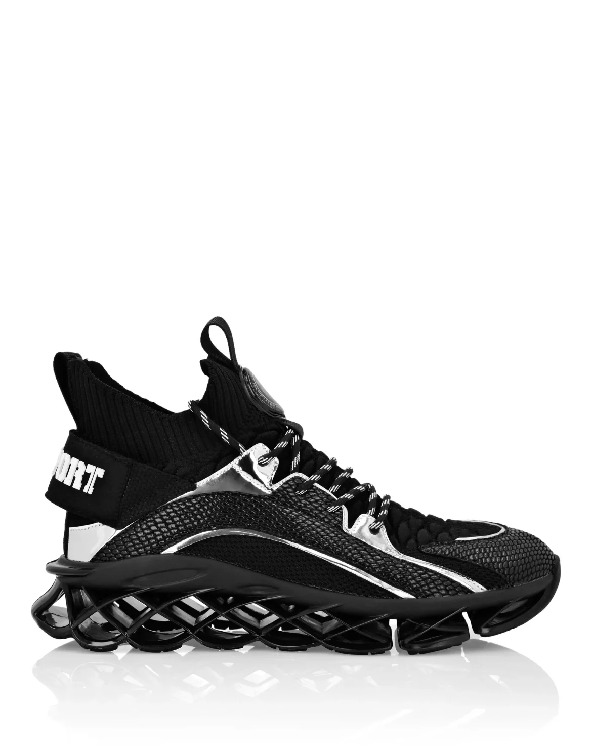 Hi-Top Runner Tiger, цвет: Черный
