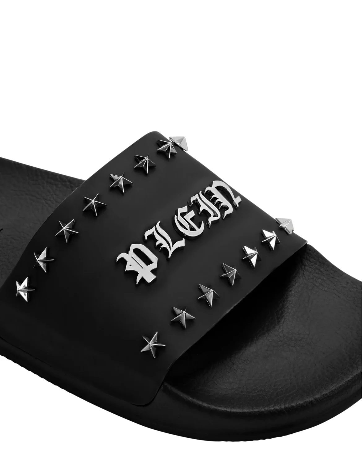 Flat gummy sandals Gothic Plein, цвет: Черный