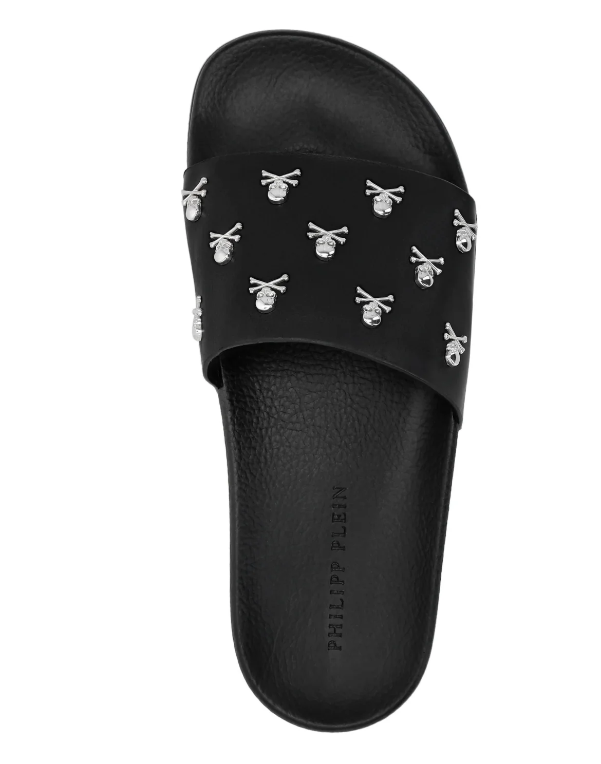 Flat gummy sandals Skull&Bones, цвет: Черный