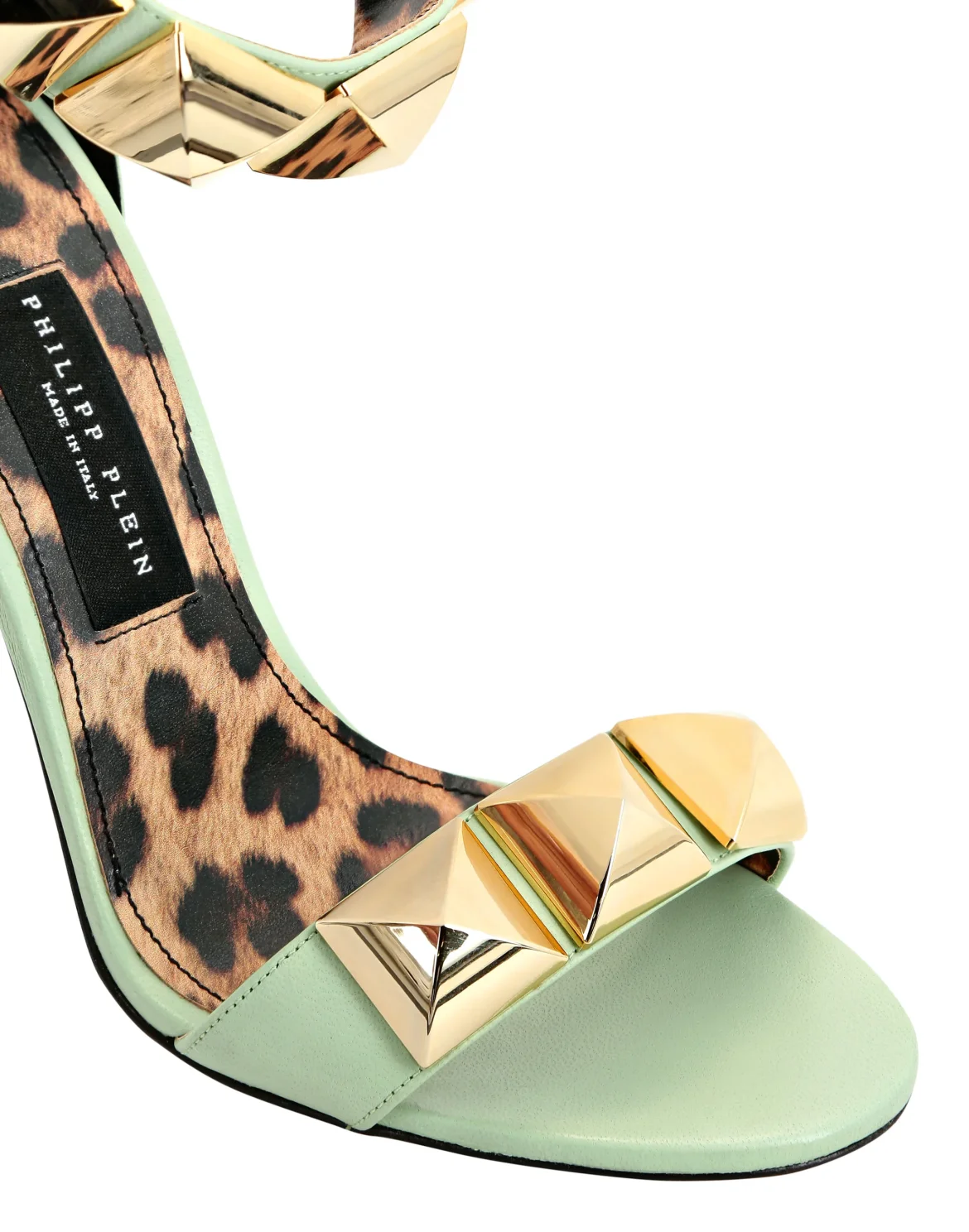 Ankle Strap Stud Sandals, цвет: Бирюзовый