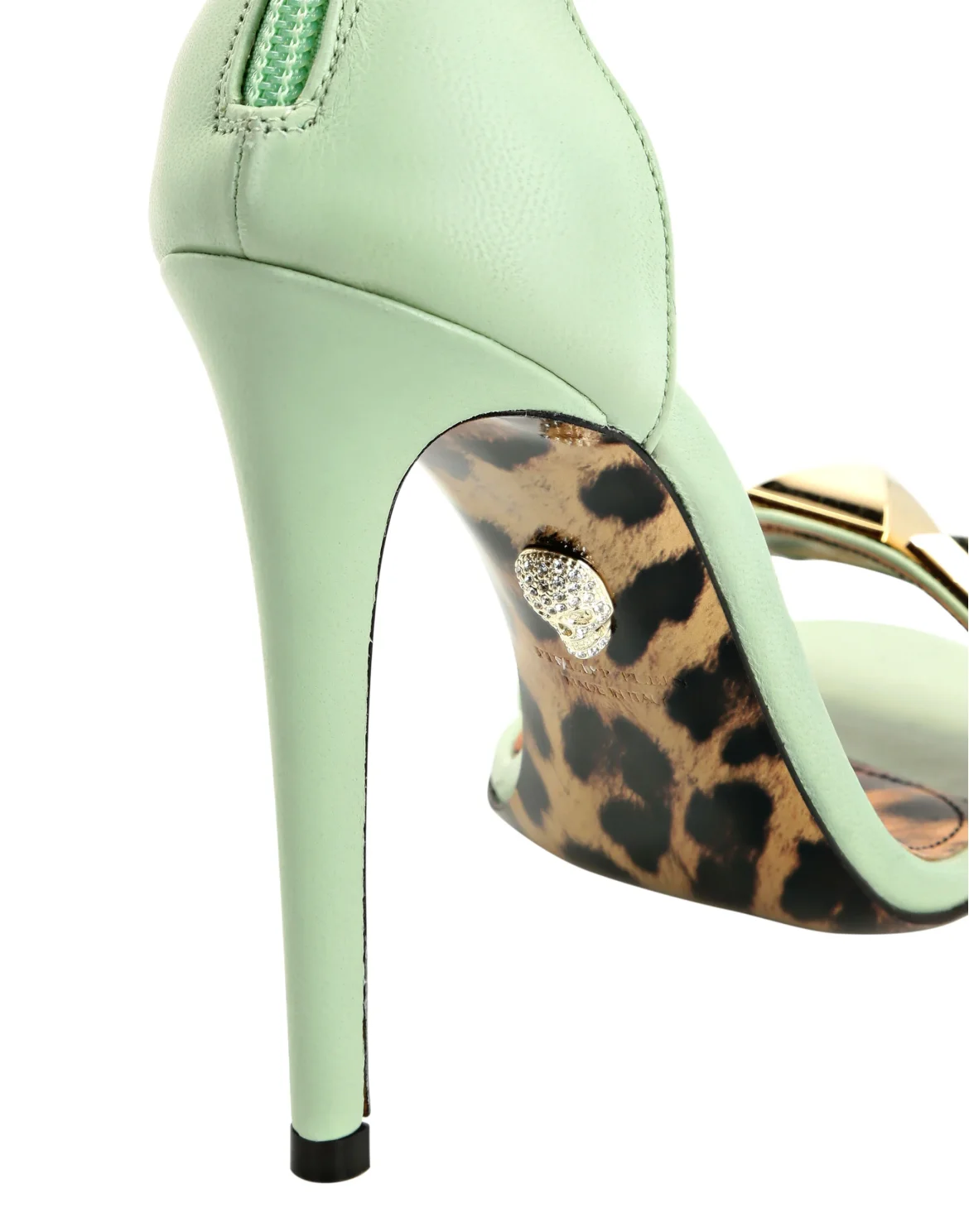 Ankle Strap Stud Sandals, цвет: Бирюзовый