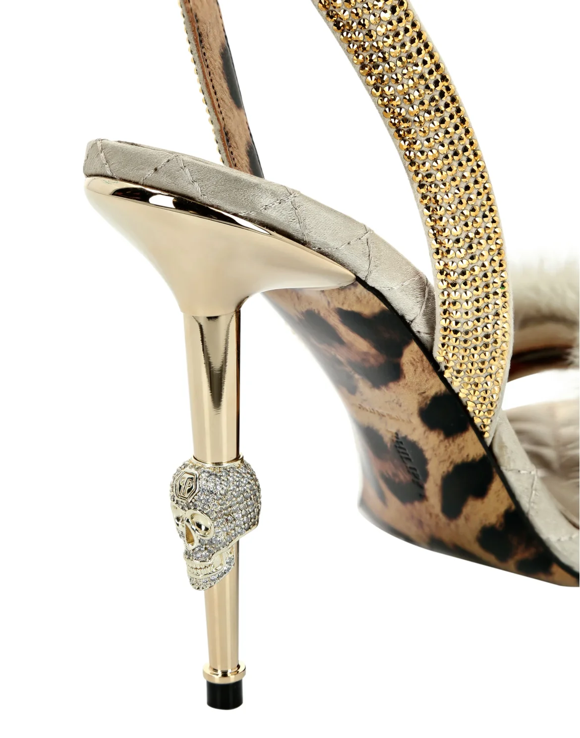 Sandals High Heels Crystal, цвет: Золотой