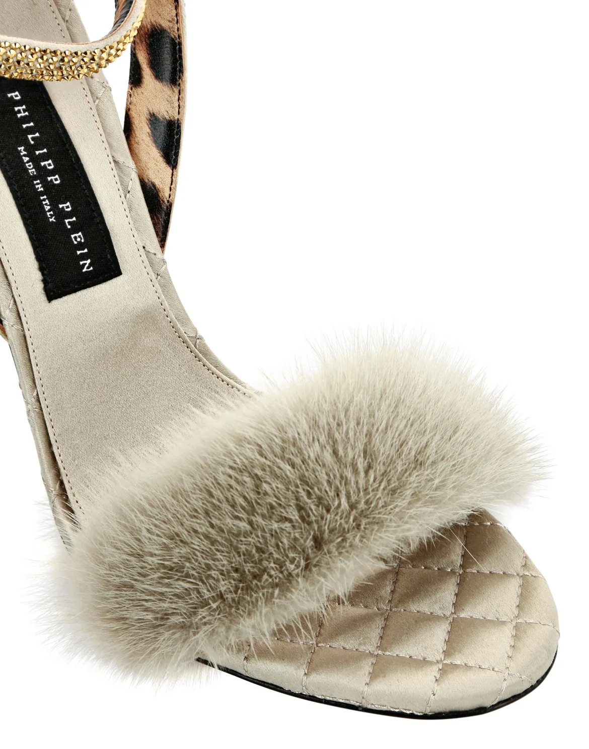 Sandals High Heels Crystal, цвет: Золотой