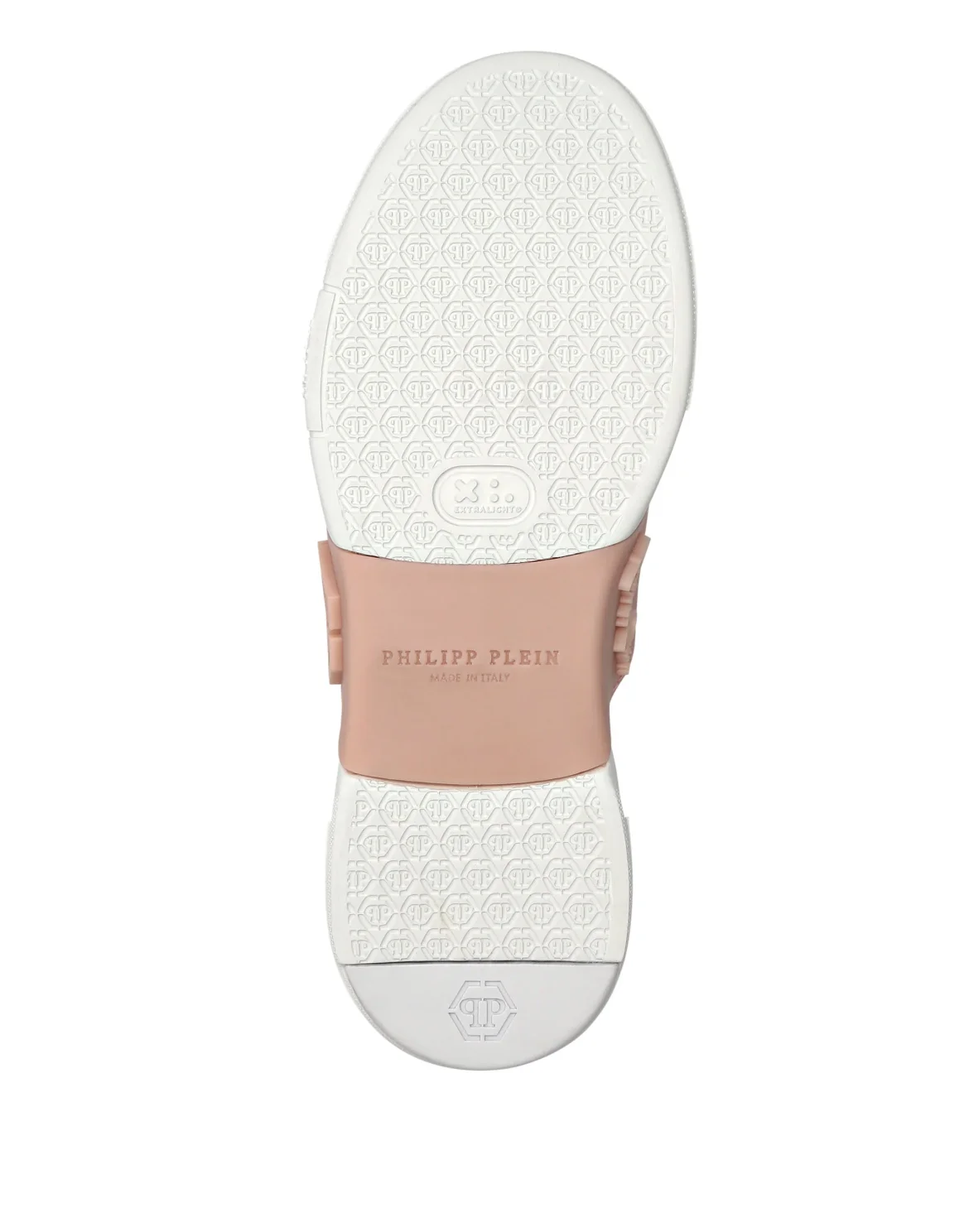 LO-TOP SNEAKERS PHANTOM KICK$ LEATHER HEXAGON WITH Crystals, цвет: Розовый