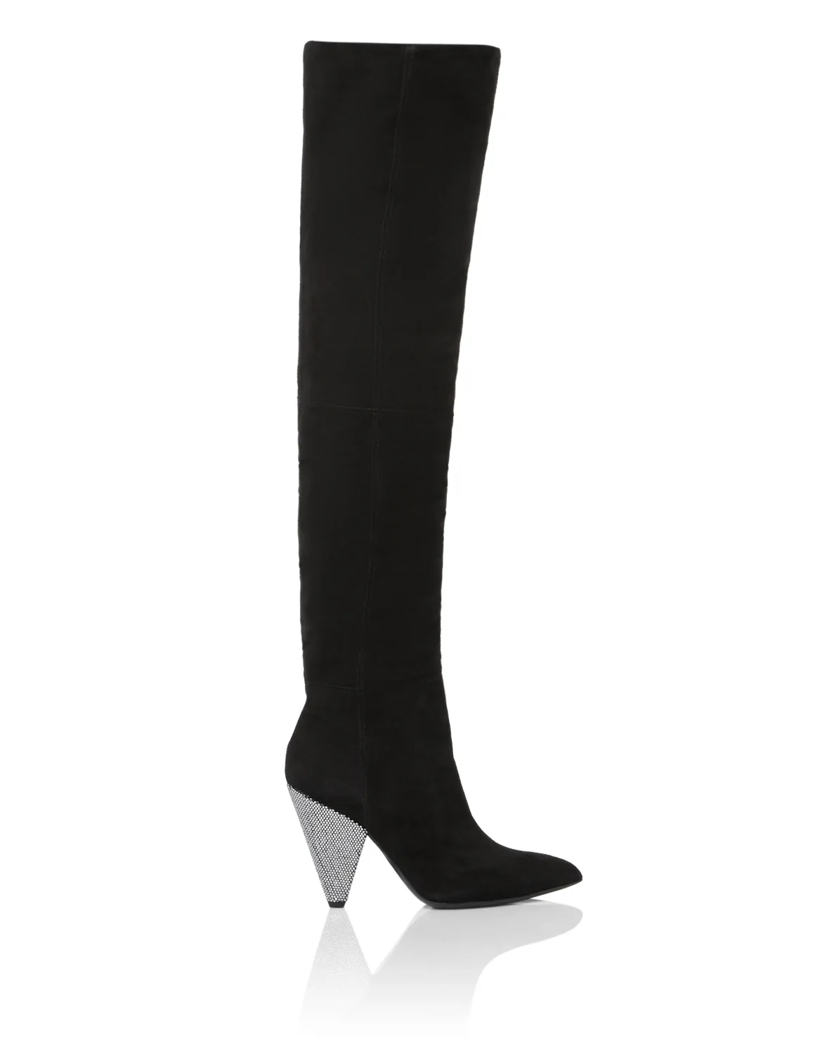 Knee Boots, цвет: Черный