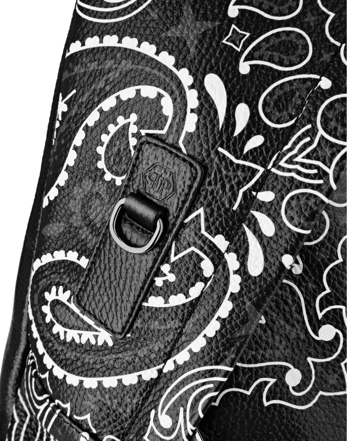 Leather BAckpack Paisley, цвет: Черный