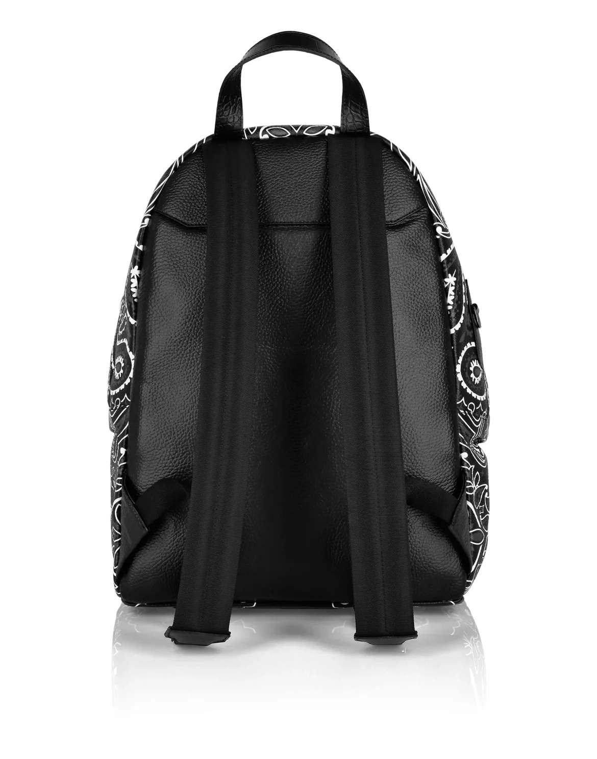 Leather BAckpack Paisley, цвет: Черный