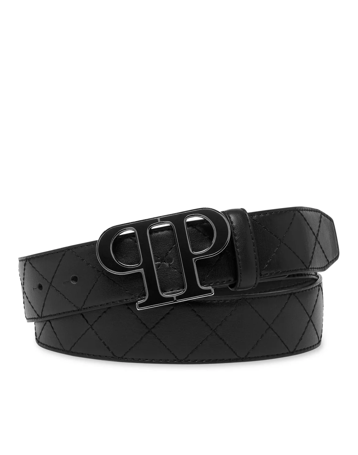 Leather Belt, цвет: Черный