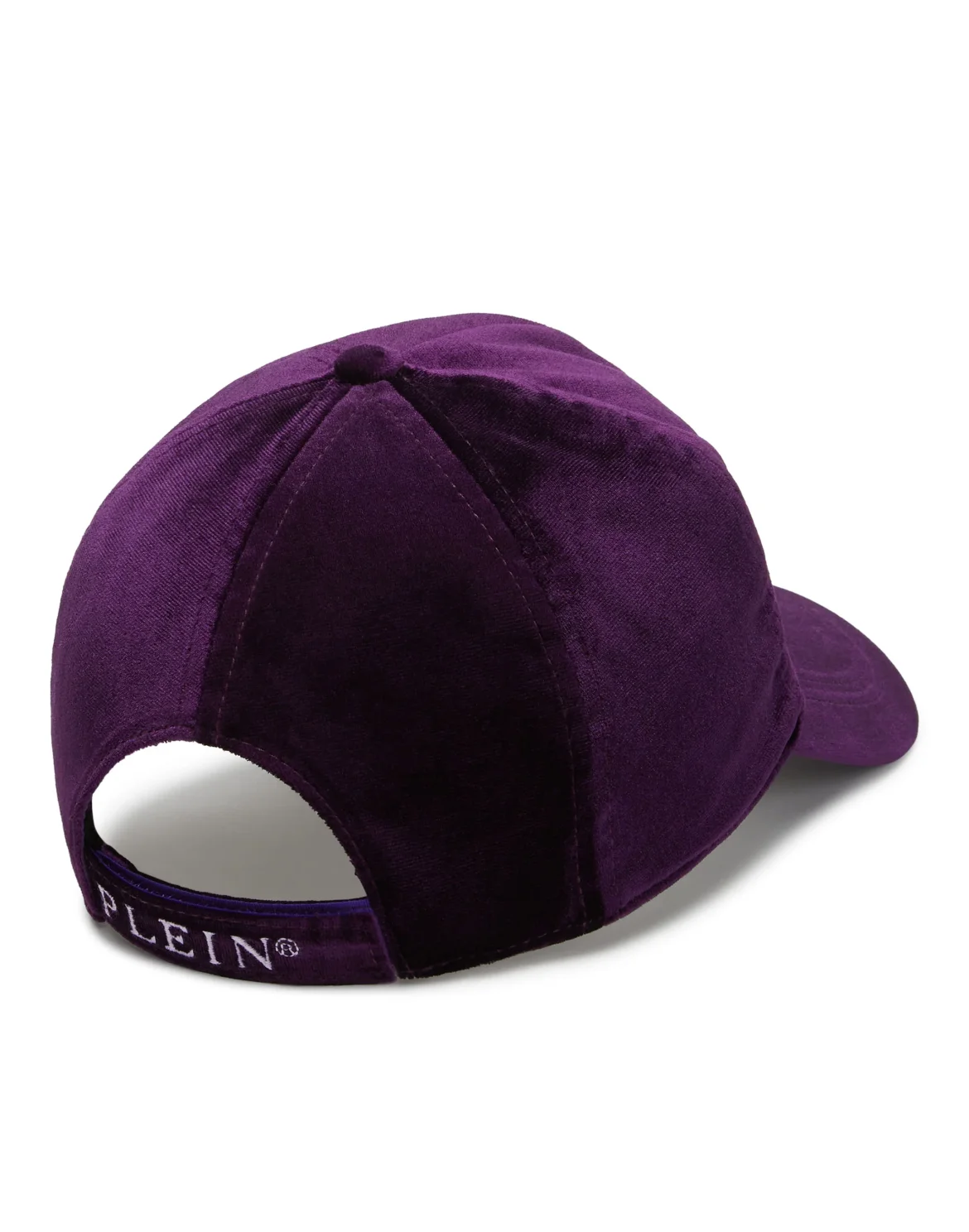 Velvet Baseball Cap Iconic Plein, цвет: Фиолетовый