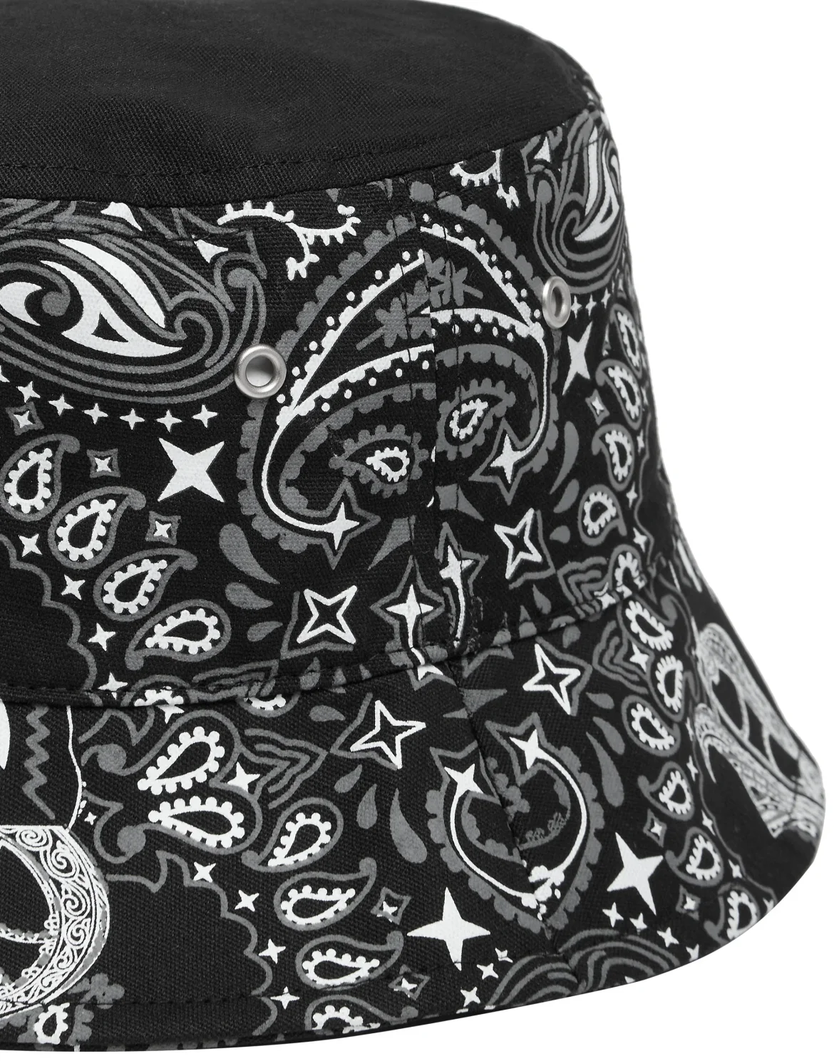 Bucket Hat Paisley Gothic Plein, цвет: Черный