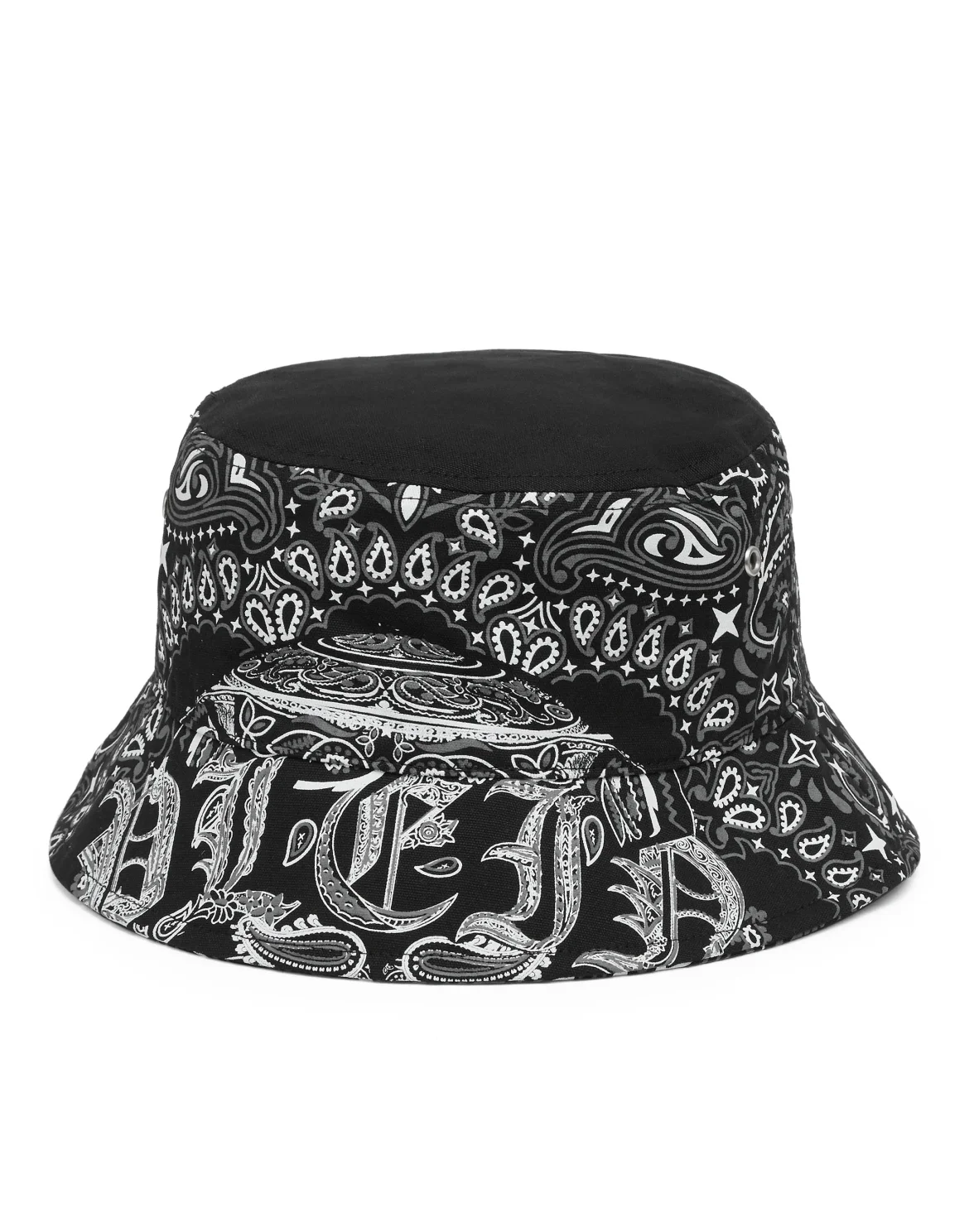 Bucket Hat Paisley Gothic Plein, цвет: Черный