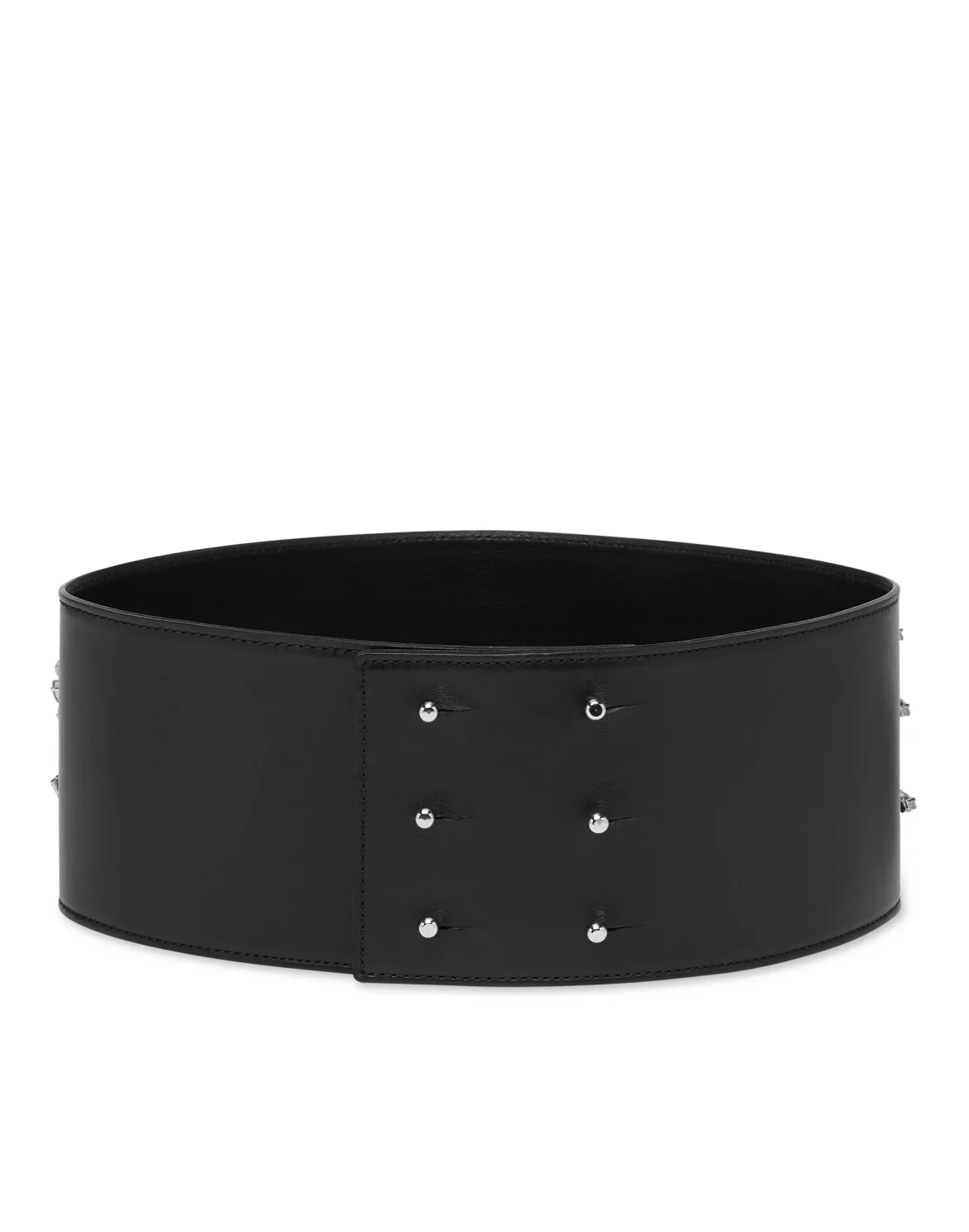 Leather Belt Gothic Plein, цвет: Черный