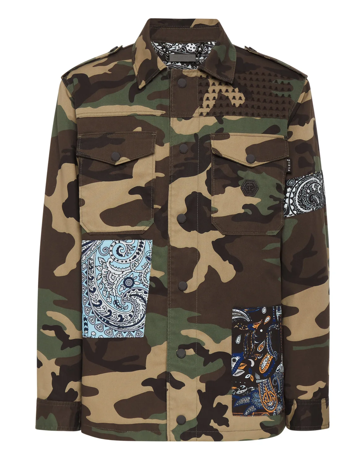 Denim Jacket Paisley Foulard, цвет: Камуфляж