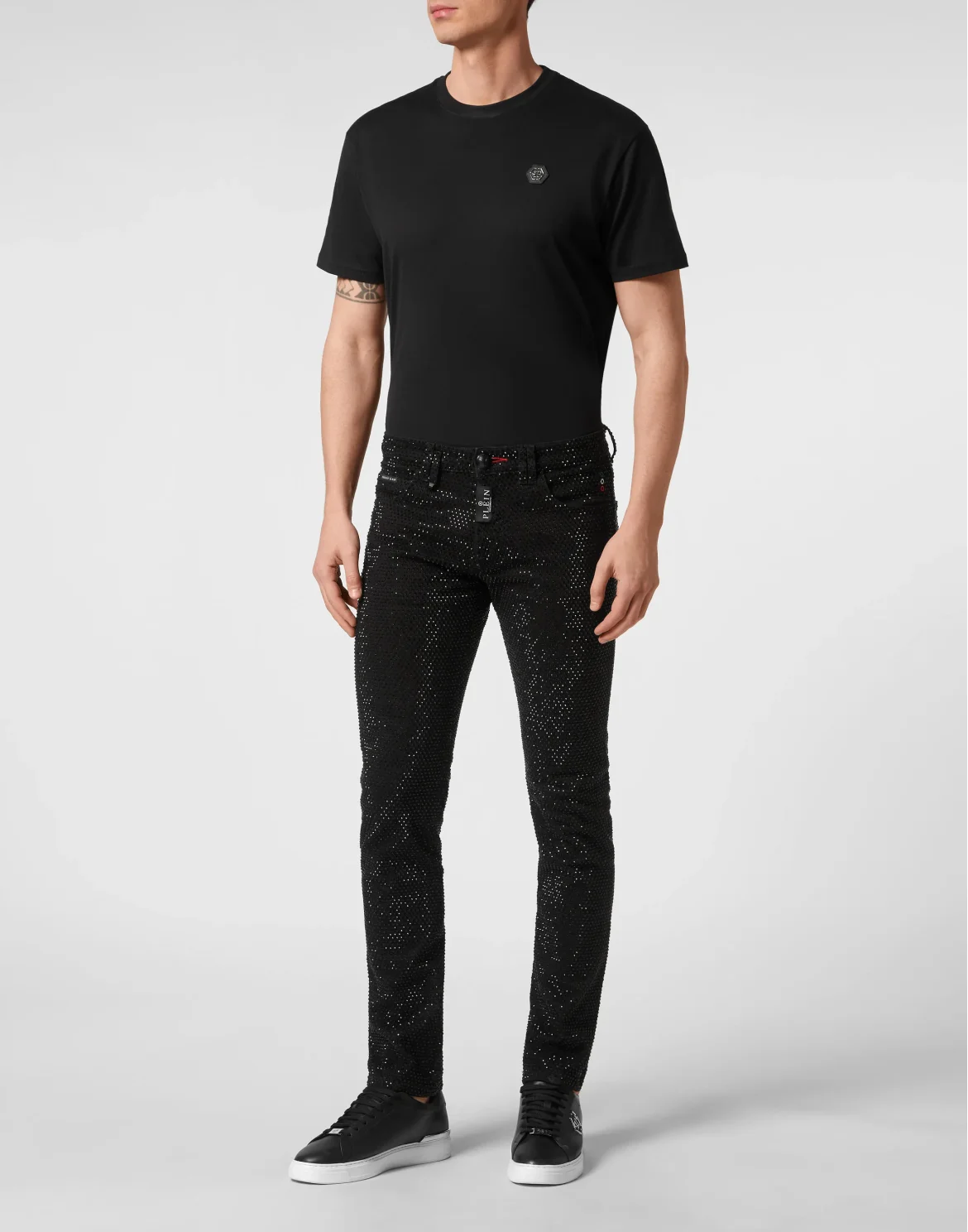 Denim Trousers Super Straight Cut, цвет: Черный