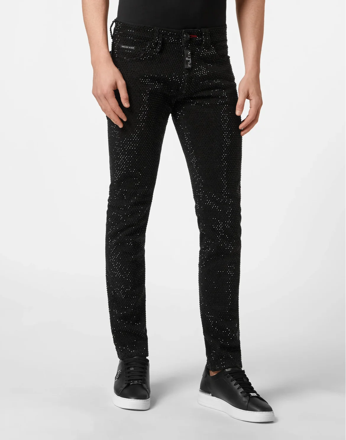 Denim Trousers Super Straight Cut, цвет: Черный