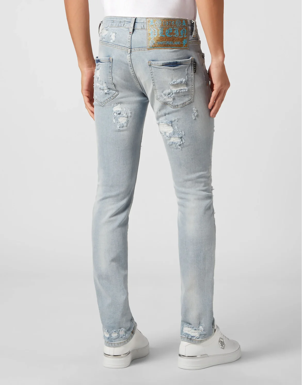 Denim Trousers Super Straight Cut Fit, цвет: Голубой