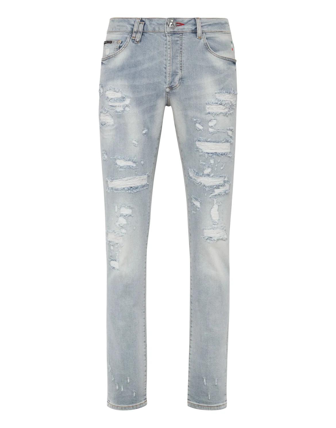 Denim Trousers Super Straight Cut Fit, цвет: Голубой