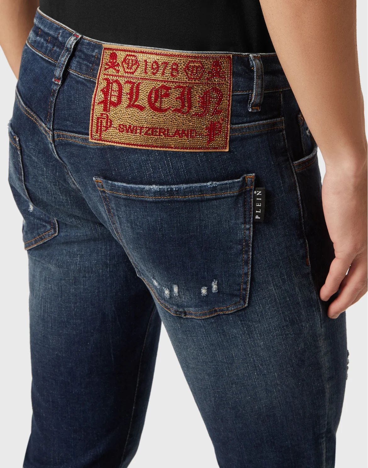 Denim Trousers Super Straight Cut Fit, цвет: Синий