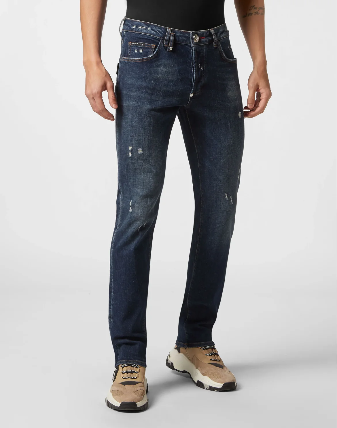 Denim Trousers Super Straight Cut Fit, цвет: Синий